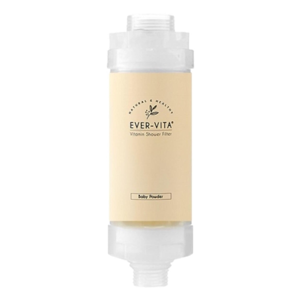 EVER-VITA - Vitamin C Shower Filter - Baby Powder (Beige) (Parallel Import)