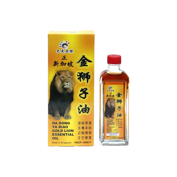 大東亞標金獅子油 45ml