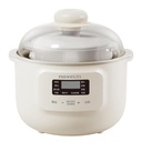 Novelti - 1L Multifunction Electric Stew Pot  (white ceramic inner pot with steamer)