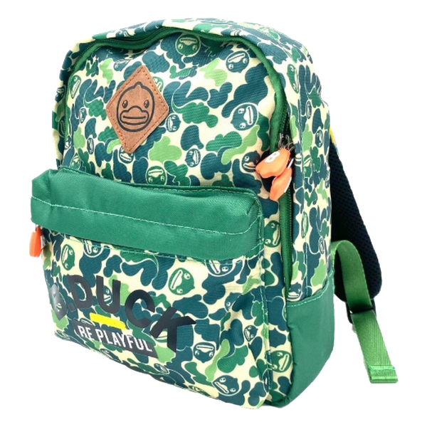 B.Duck - Kids Backpack S (Military Green Camouflage)