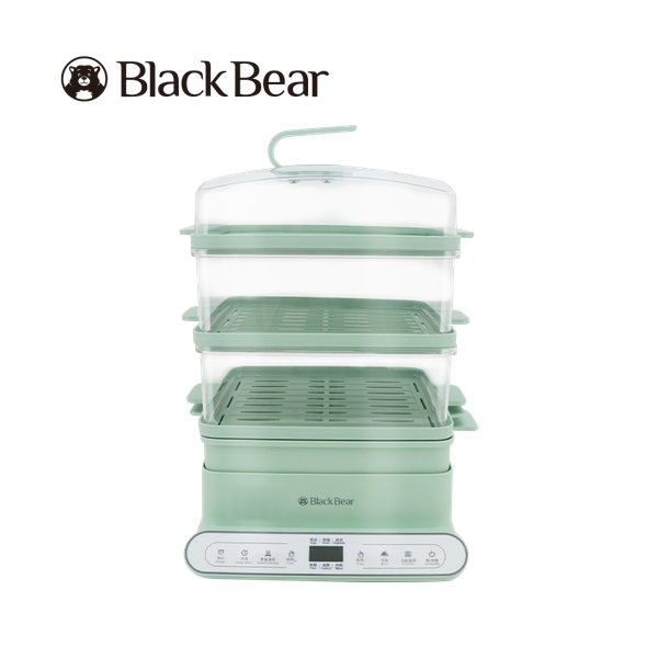 BLACK BEAR 3 TIER ELECTRIC FOOD STEAMER WITH RICE NODDLE ROLL TRAY, 14L