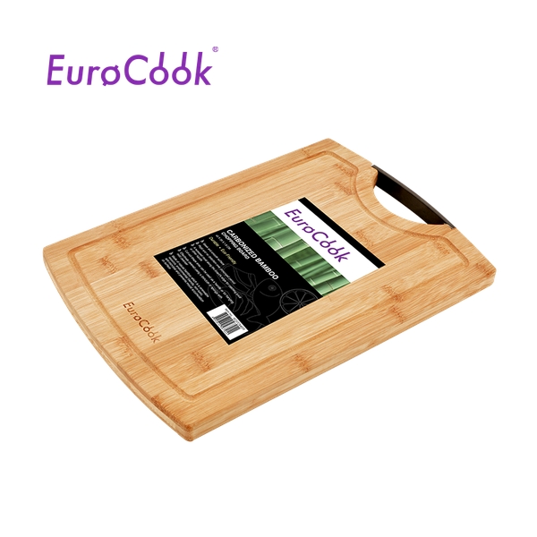 EURO COOK 長方形碳化竹砧板 (40X29X1.8CM)