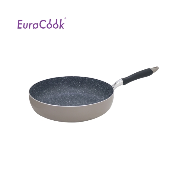 EURO COOK FINE I 雲石紋易潔單柄深煎鍋- 深灰色