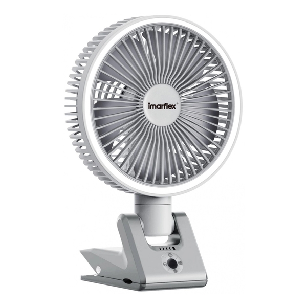 imarflex - 7.9" Rechargeable Counter Clip Multi-Fan