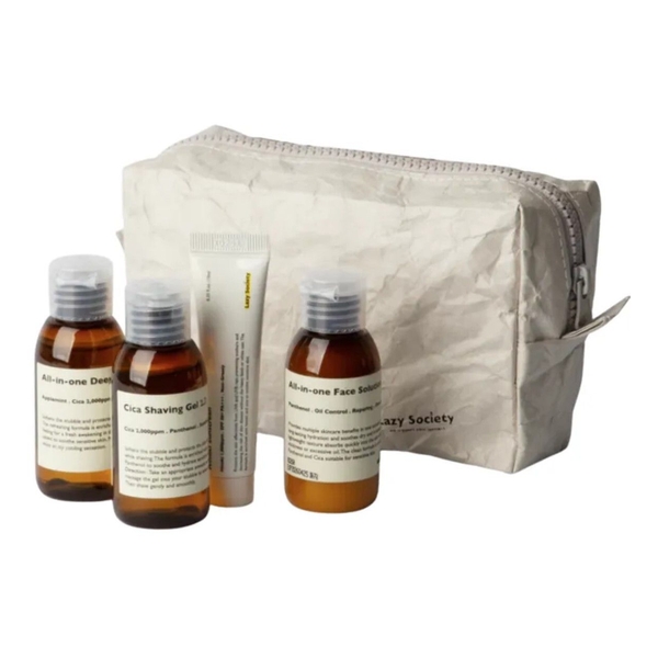 Lazy Society - Men's Skincare Travel Kit