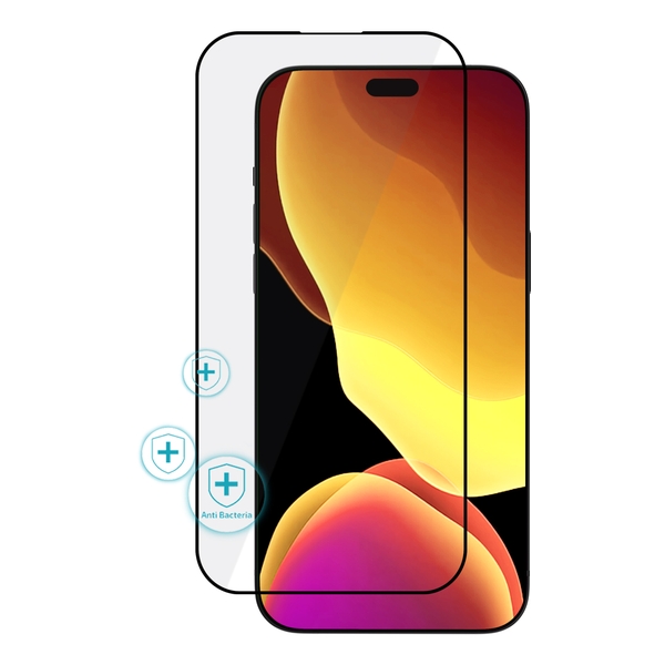 inno3C 抗菌全覆蓋鋼化玻璃屏幕保護貼 iPhone 15 Pro Max