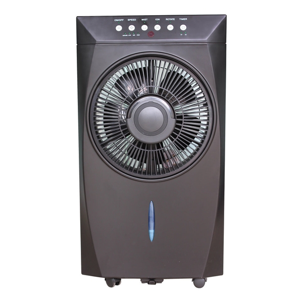 Turbo Italy - Ultrasonic Remote Control Cool Mist Fan (Black) THF-105B