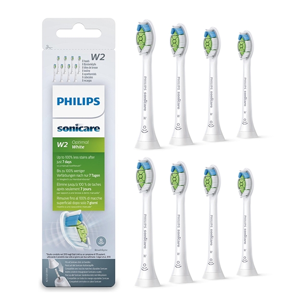 Philips Sonicare Diamond Clean Standard Sonic Toothbrush Heads (8 pack) - White