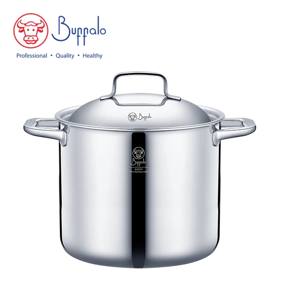 Buffalo - PRIVILEGE 316 Stainless Steel 5-Ply Stockpot with S/S Lid 26cm / 9.7L (75226H)