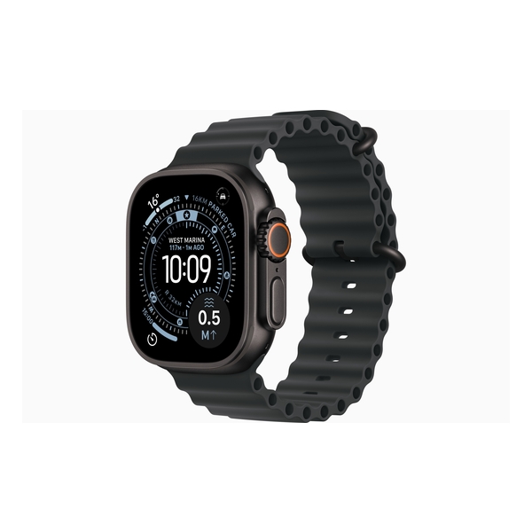 Apple Watch Ultra 3 GPS + Cellular 49mm Black Titanium Case with Black Ocean Band