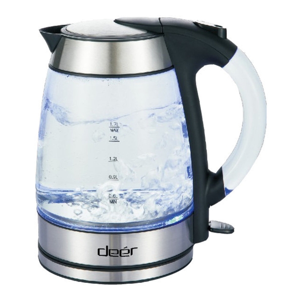 德爾 - 無線玻璃電熱水壺 1.7公升 (1850-2200W) DK2172