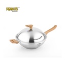 PEANUTS Authorized product foodgrade 30cm stainless steel wok