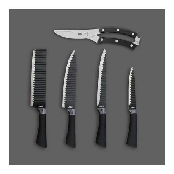 JNC - Stainless Steel Professional Knife Set (5pcs) Black JNC-SSKKP6-BK