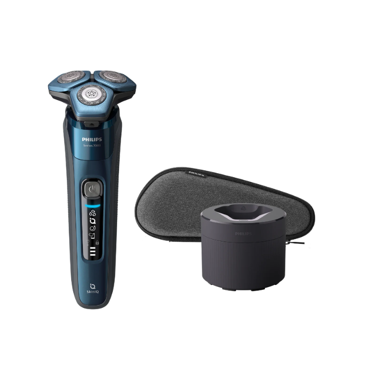 PHILIPS Shaver Series 7000 Wet & Dry Electric Shaver (Electric Blue) S7786/50