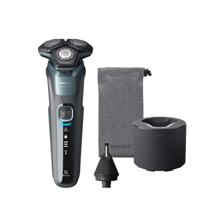 PHILIPS Shaver Series 5000 Wet & Dry Electric Shaver (Petrol Blue) S5586/66