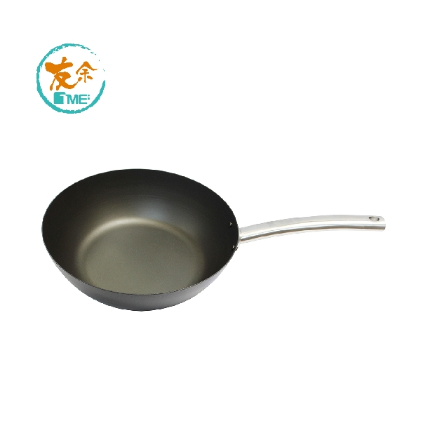 TME Carbon Steel 28cm Wok 