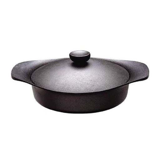 [139F0011] 柳宗理 22cm 淺型鐵鍋(附鐵蓋) 312420