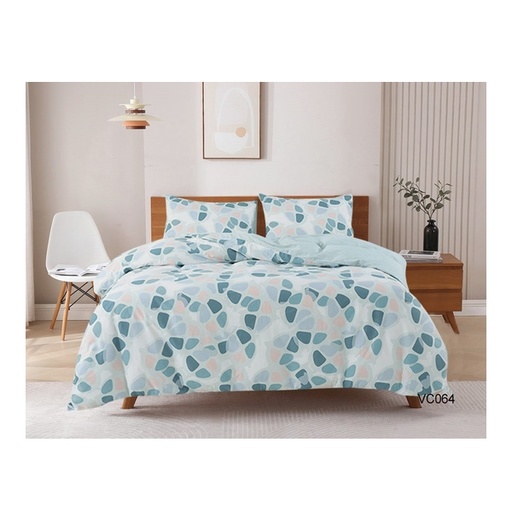 CASA-V - Cotton print bed linen set (VC064)