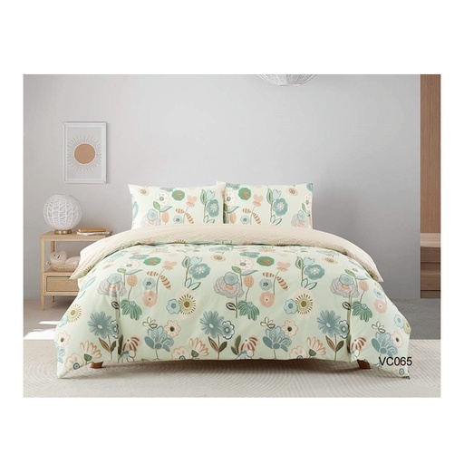 CASA-V - Cotton print bed linen set (VC065)