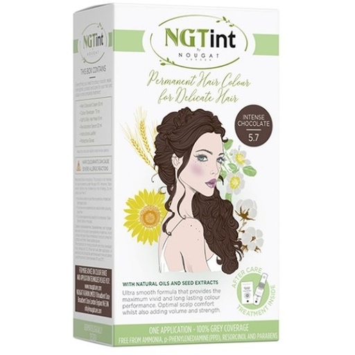 [157F0059] NGTint - Botanical Hair Dye (170ml) New Cocoa Brown 5.7