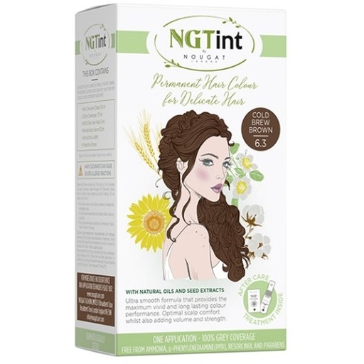 [157F0060] NGTint - Botanical Hair Dye (170ml) Cold Brew Brown 6.3