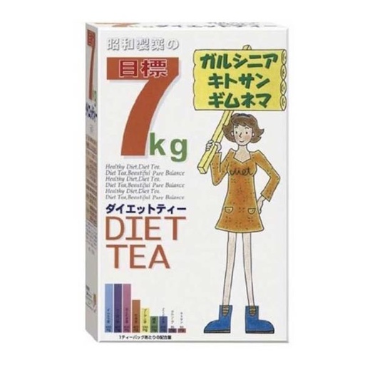 [125F0885] Showaseiyaku - Target 7kg Slimming Lightweight Tea 3g x 30 bags (Parallel Import)