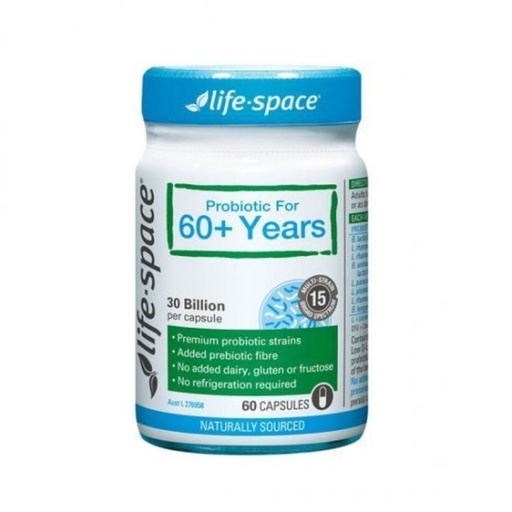 [140F0071] Life Space - Probiotic for 60+ Years 60 Capsules (Parallel Import)