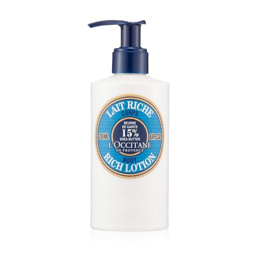 [125F0440] L'OCCITANE - Shea Butter Rich Body Lotion 250ml (Parallel Import)