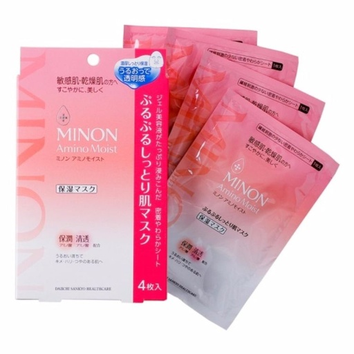 [140F0093] MINON - Amino Moist sliding moist skin moisturizing mask 22ml (4pcs/box) (Parallel Import)