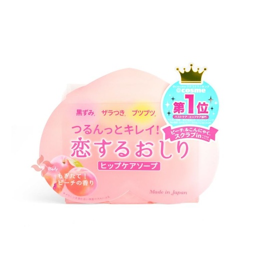 [125F0619] Pelican - 去黑色素去角質美臀pp蜜桃香皂 80g (平行進口)