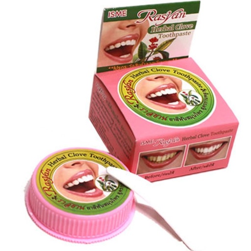 [125F0658] Rasyan - Herbal Clove Toothpaste 25g (Parallel Import)