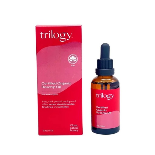 [125F0815] trilogy -  new version Certified Organic Rosehip Oil 45ml/1.52oz (Parallel Import)