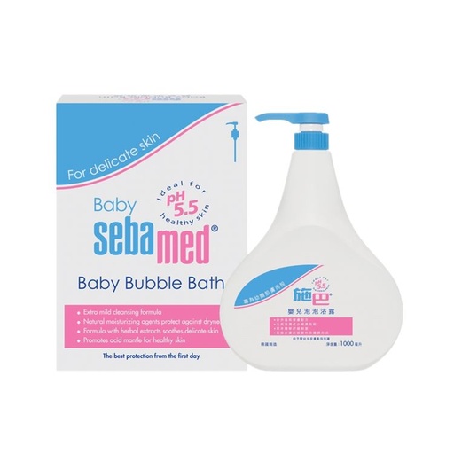 [125F0869] Sebamed - Baby Seba Med Ph 5.5 Baby Bubble Bath 1L (Authorized Goods)