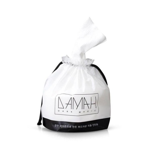 [125F0120] DAMAH - Black Magic Cotton Cleansing Towel 80pcs(Parallel Import)