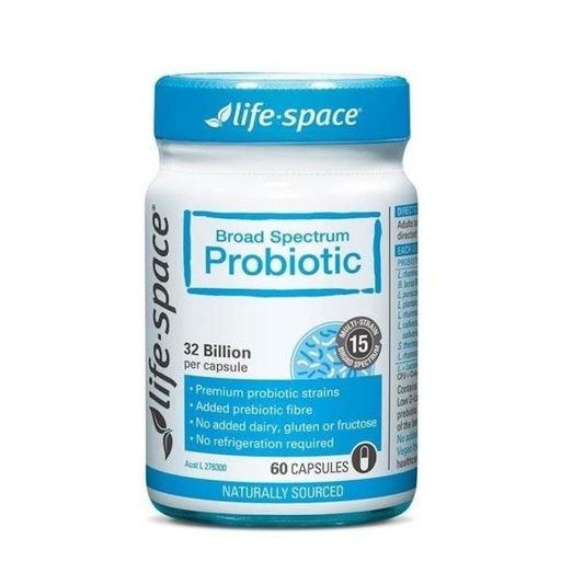 [104F0046] life-space - Broad Spectrum Probiotic 60 Capsules(Parallel Import)