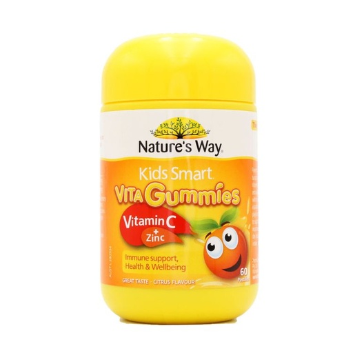 [125F0556] Nature's Way - Kids Smart Vita Gummies Vitamin C + Zinc 60 Pastilles (Parallel Import)