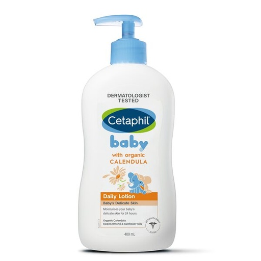 [125F0944] Cetaphil - Baby Daily Lotion (with Organic Calendula) 400ml (Authorized goods)