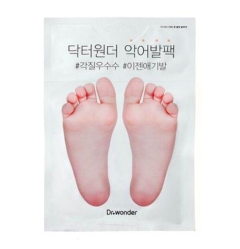 [125F0173] drwonder - Pair of Exfoliating and Moisturizing Foot Masks (New Packaging) [Original Licensed]