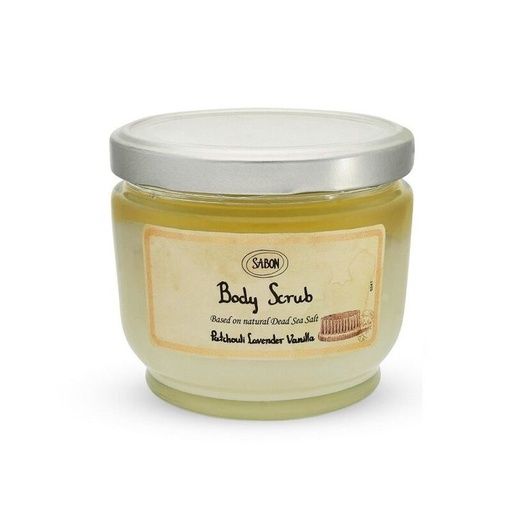 [125F0692] SABON - Body Scrub 600g - Patchouli Lanvender Vanilla (Parallel Import)