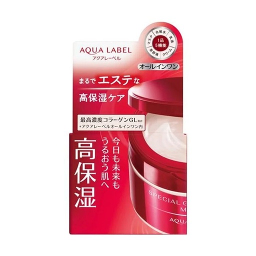 [025F0154] Shiseido- AquaLabel Special Gel Cream Moist All-in-one Facial Moisturizer 90g (Parallel Import)