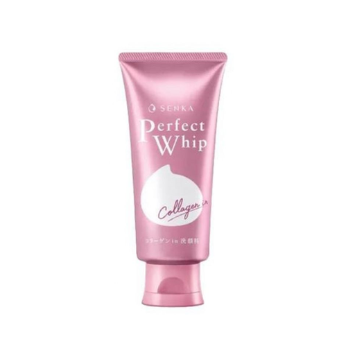 [125F0714] Shiseido- Senka Perfect Whip Collagen in Facial Cleansing Foam 120g - Pink (Parallel Import)