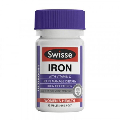 [125F0764] Swisse - Ultiboost Iron Tab 30 tablets (Parallel Import)