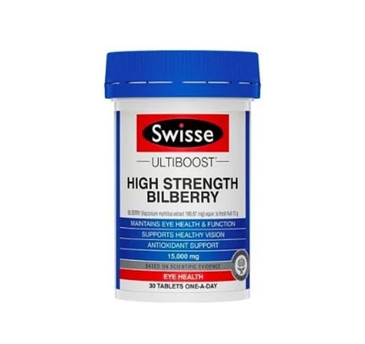 [125F0776] Swisse - Ultiboost High Strength Bilberry 30tablets (Parallel Import)