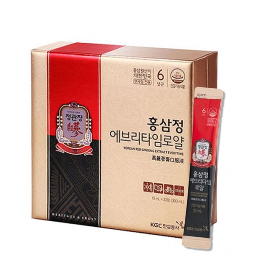 [125F0976] Cheong Kwan Jang - KOREAN RED GINSENG 21% EXTRACT EVERYTIME BALANCE (10ml*30)