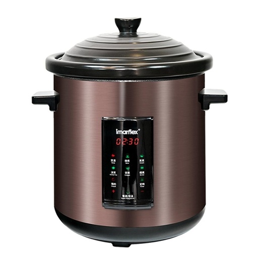 [123F0126] imarflex 伊瑪牌 - 8L 黑瓷多功能電子燉煲 ISC-2108