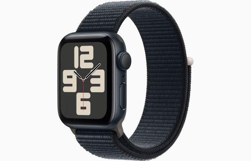 [AAW2329] Apple Watch SE GPS 40mm Midnight Aluminium Case with Midnight Sport Loop