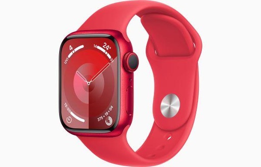 Apple Watch Series 9 GPS 41mm (PRODUCT)RED Aluminium Case with (PRODUCT)RED Sport Band -