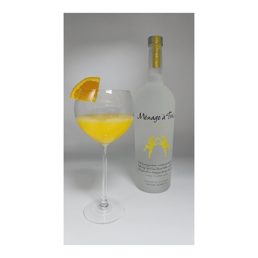 [121F0017] Menage a Trois Vodka, Citrus (6 bottles)