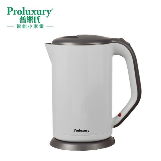 [138F0124] PROLUXURY DOUBLE WALL ELECTRIC KETTLE 1.7L