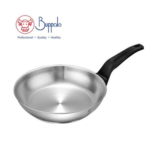 [138F0022] 牛頭牌PREMIUM COOK I不銹鋼加厚底電木單柄煎鍋(26X5.5CM) 34726F